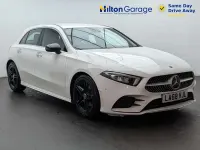 Used Mercedes A180 AMG Line Premium 136 HP (100 kW) 2019 White Hatchback