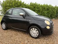Used Fiat 500 Pop 69 HP (50 kW) 2010 Black Hatchback