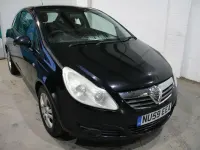 Used Vauxhall Corsa Active 59 HP (43 kW) 2009 Black Hatchback