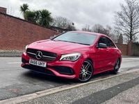 Used Mercedes CLA220 AMG line 177 HP (130 kW) 2017 Red Sedan