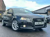 Used Audi A3 Sportback Sport 2010 Black Hatchback