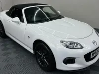 Used Mazda MX5 126 HP (92 kW) 2013 White Cabriolet