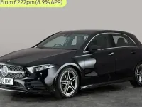 Used Mercedes A180 AMG line 136 HP (100 kW) 2018 Black Hatchback