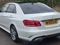 Used Mercedes E250 AMG 2013 White Sedan