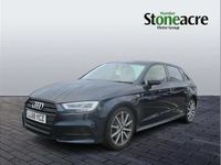 Used Audi A3 Black Edition 150 HP (110 kW) 2019 Blue Sedan