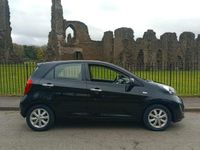 Used Kia Picanto 68 HP (50 kW) 2015 Black Hatchback