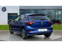 Used VW Polo Match 95 HP (69 kW) 2025 Blue Hatchback