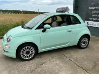 Used Fiat 500 Lounge 69 HP (50 kW) 2017 Green Hatchback