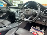 Used Mercedes CLA180 AMG line 122 HP (89 kW) 2017 Black Sedan