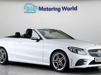 Used Mercedes C220 AMG line 194 HP (142 kW) 2019 White Cabriolet