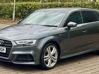 Used Audi A3 Sportback S-Line 150 HP (110 kW) 2019 Grey Hatchback