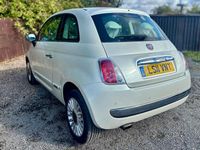 Used Fiat 500 Lounge 2011 White Hatchback