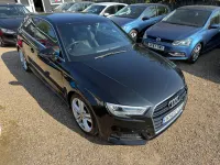 Used Audi A3 S-Line 150 HP (110 kW) 2016 Black Hatchback