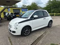 Used Fiat 500 S 69 HP (50 kW) 2013 White Hatchback