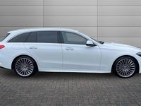 Used Mercedes C200 AMG Line Premium 204 HP (150 kW) 2023 Opalite white bright Estate