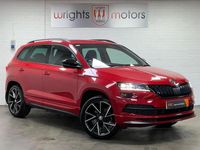 Used Skoda Karoq SportLine 150 HP (110 kW) 2019 Red SUV