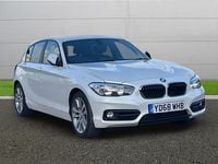 Used BMW 118 Sport Line 2018 White Hatchback