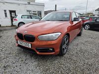 Used BMW 118 Sport Line 2017 Orange Hatchback