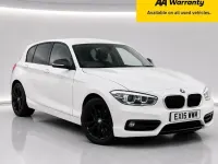Used BMW 116 Sport Line 116 HP (85 kW) 2015 White Hatchback