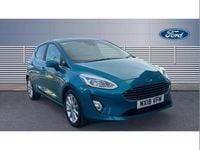 Used Ford Fiesta Titanium 100 HP (73 kW) 2018 Blue Hatchback