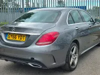 Used Mercedes C250 AMG line 204 HP (150 kW) 2016 Grey Sedan