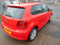 Used VW Polo Edition 70 HP (51 kW) 2014 Red Hatchback