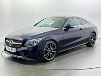 Used Mercedes C300 AMG Line Premium 245 HP (180 kW) 2019 Blue Coupe