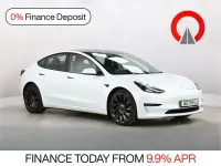 Used Tesla Model 3 Performance 461 kW (627 HP) 2021 White Sedan