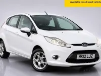 Second-hand Ford Fiesta Zetec 82 CP (60 kW) 2012 Alb Hatchback