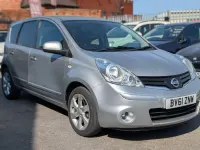 Used Nissan Note N-TEC 110 HP (80 kW) 2011 Silver Hatchback