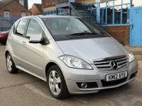 Used Mercedes A160 Avantgarde 95 HP (69 kW) 2012 Silver Hatchback