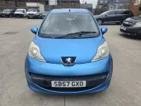 Begagnad Peugeot 107 68 HK (50 kW) 2008 Blå Halvkombi