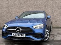 Used Mercedes C300 AMG Line Premium 258 HP (189 kW) 2023 Blue Sedan