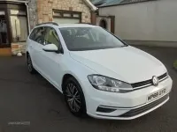 Used VW Golf VII SE 115 HP (84 kW) 2019 White Estate