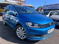 Used VW Touran SEL 150 HP (110 kW) 2018 Blue MPV