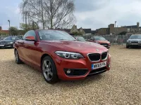 Usado BMW 218 Sport Line 2019 Naranja Descapotable