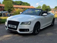 Used Audi A5 Cabriolet S-Line 211 HP (155 kW) 2010 White Cabriolet