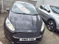 Used Ford Fiesta Zetec 2015 Black Hatchback