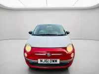Used Fiat 500 Pop 69 HP (50 kW) 2012 White/red Hatchback