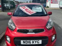 Used Kia Picanto 66 HP (48 kW) 2016 Red Hatchback