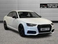 Used Audi A4 Black Edition 150 HP (110 kW) 2018 White Sedan