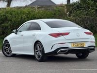 Used Mercedes CLA200 AMG line 163 HP (119 kW) 2021 White Coupe