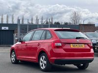 Used Skoda Rapid SE 105 HP (77 kW) 2014 Red Hatchback