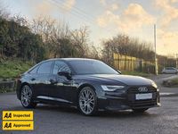 Used Audi A6 Black Edition 204 HP (150 kW) 2021 Blue Sedan