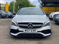 Begagnad Mercedes CLA45 AMG 2017 Silver Sedan