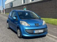 Used Peugeot 107 68 HP (50 kW) 2006 Blue Hatchback