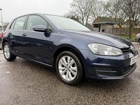 Used VW Golf VII SE 105 HP (77 kW) 2013 Blue Hatchback