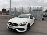 Used Mercedes CLA180 AMG line 122 HP (89 kW) 2017 White Sedan