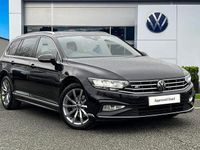 Used VW Passat R-line 150 HP (110 kW) 2022 Black Estate