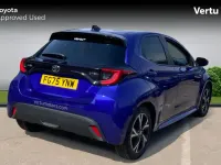 Used Toyota Yaris Design 116 HP (85 kW) 2025 Juniper blue (metallic paint) Hatchback